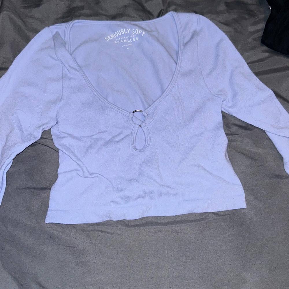 Aeropostale long sleeve crop top.